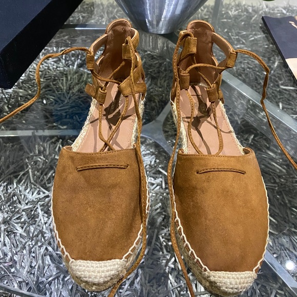 AQUAZZURA BELGRAVIA SUEDE ESPADRILLES - Picture 4 of 8